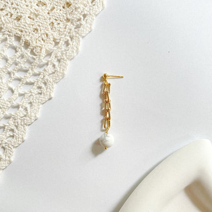 Marble Single Earring