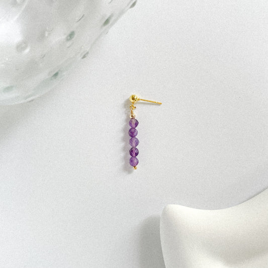 Lavender Field Single Earring